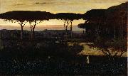 George Inness Pines and Olives at Albano, Germany oil painting artist